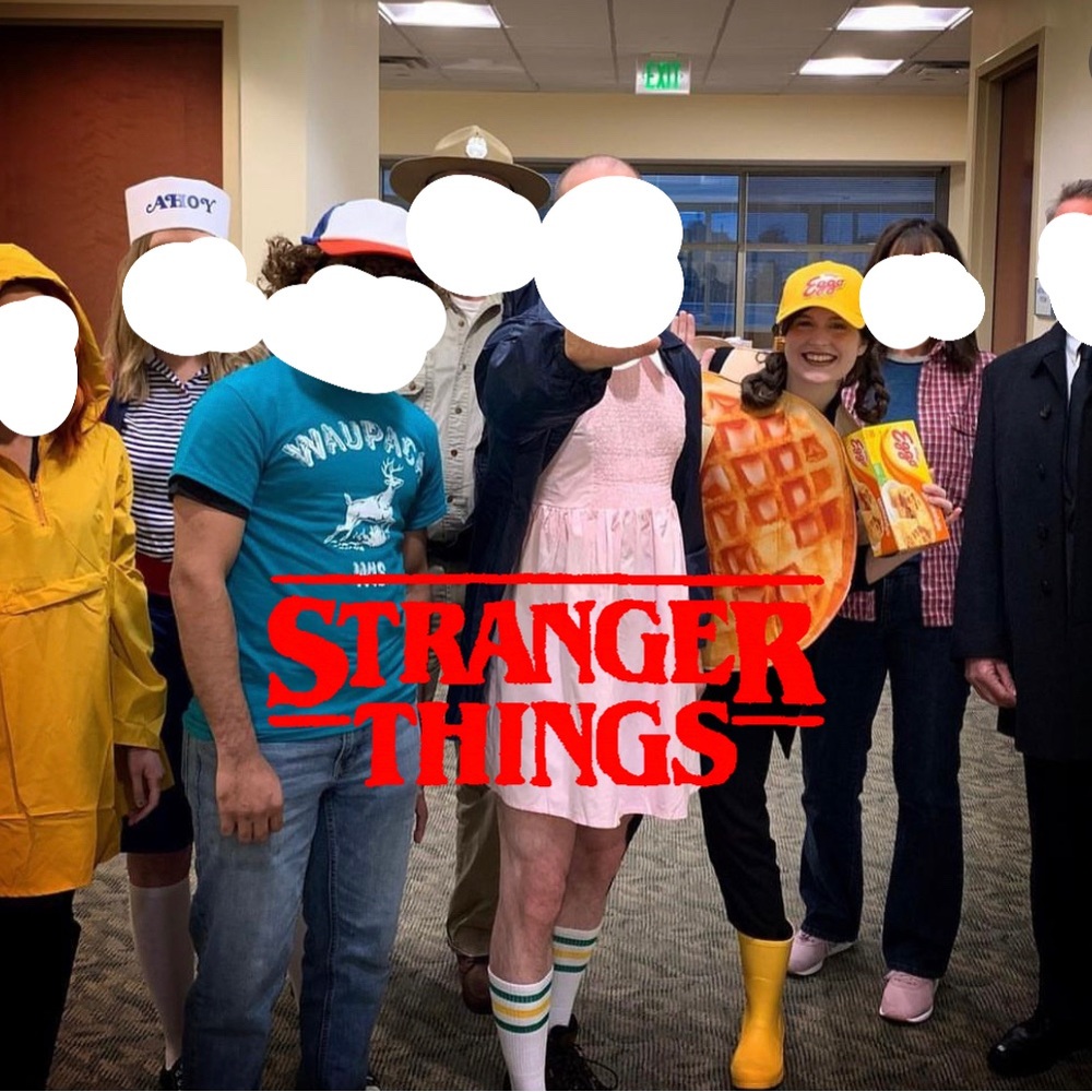 SOLD Eggo Waffle Costume - Stranger things